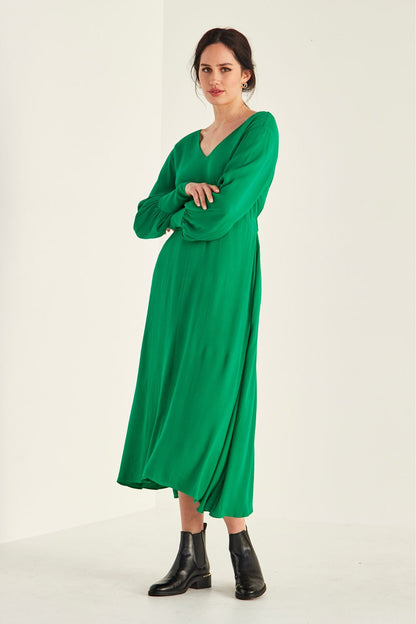 Lemon tree Lucia Lined Dress Green