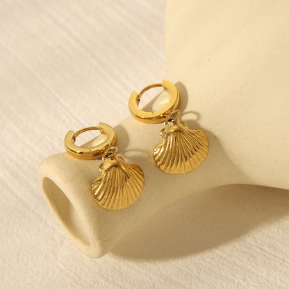 Flying Saucers Shell earrings