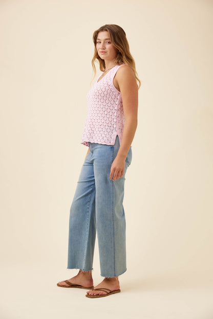 Isle of mine Mia knit top Light pink