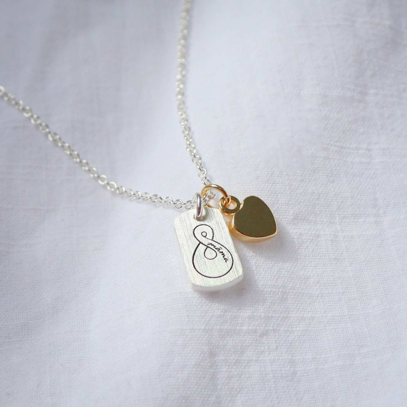 Little Taonga Mama necklace Silver