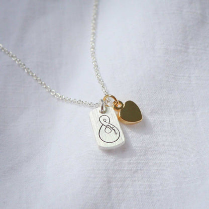 Little Taonga Mama necklace Silver
