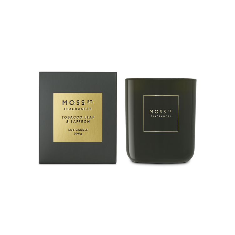 Moss street candle 300g tobacco + leaf