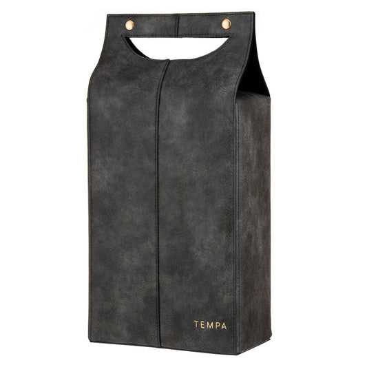 Harley Charcoal double wine bag