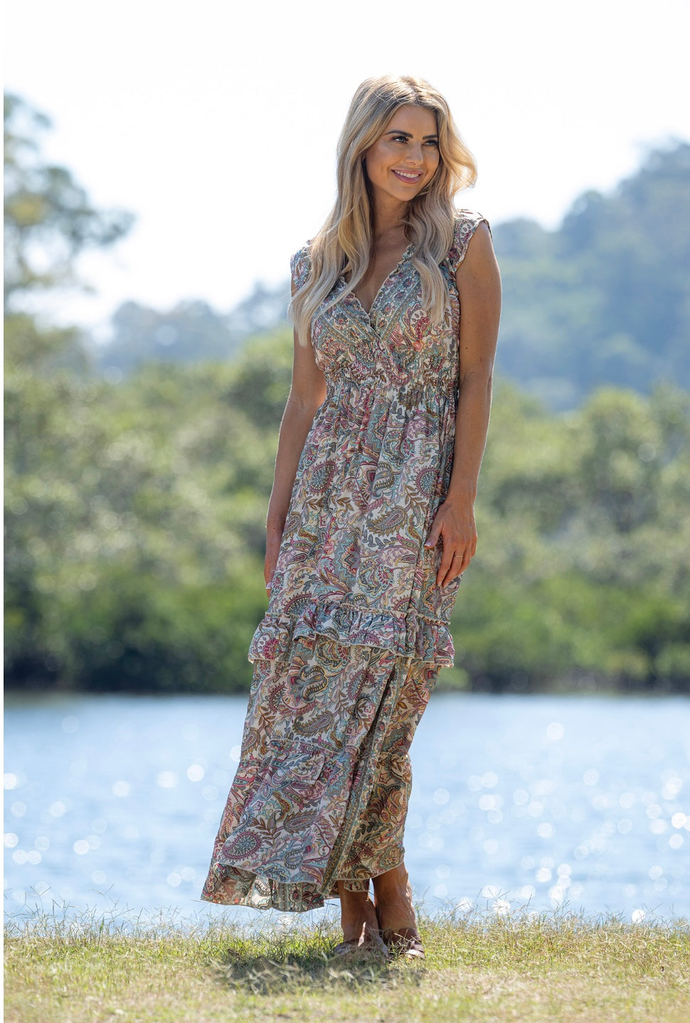 Boho Adara s/sleeve dress
