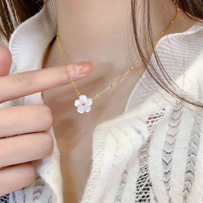 Flying Saucers Blosdom pendant necklace