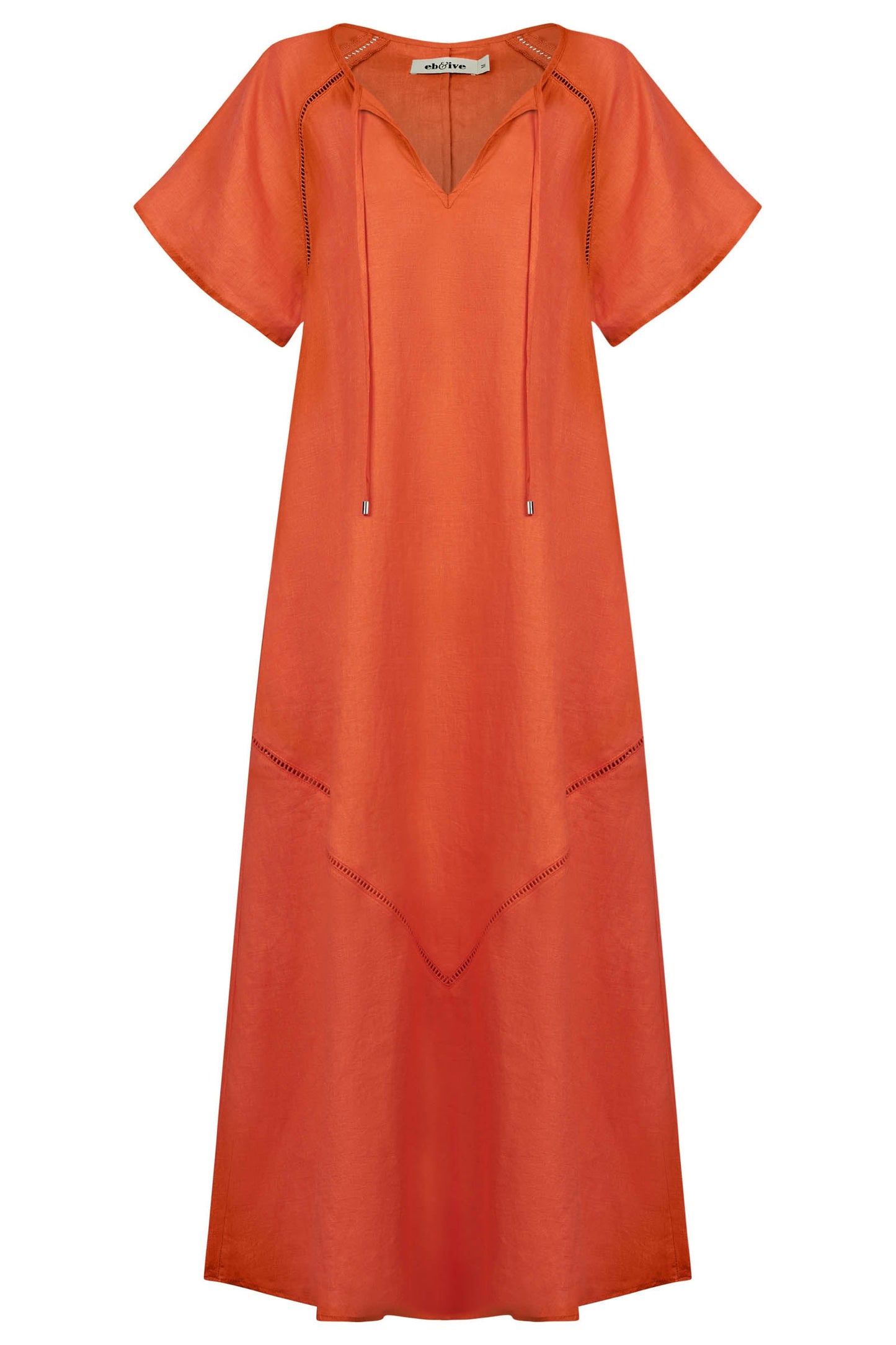 Eb &Ive Miramar Maxi Dress Coral