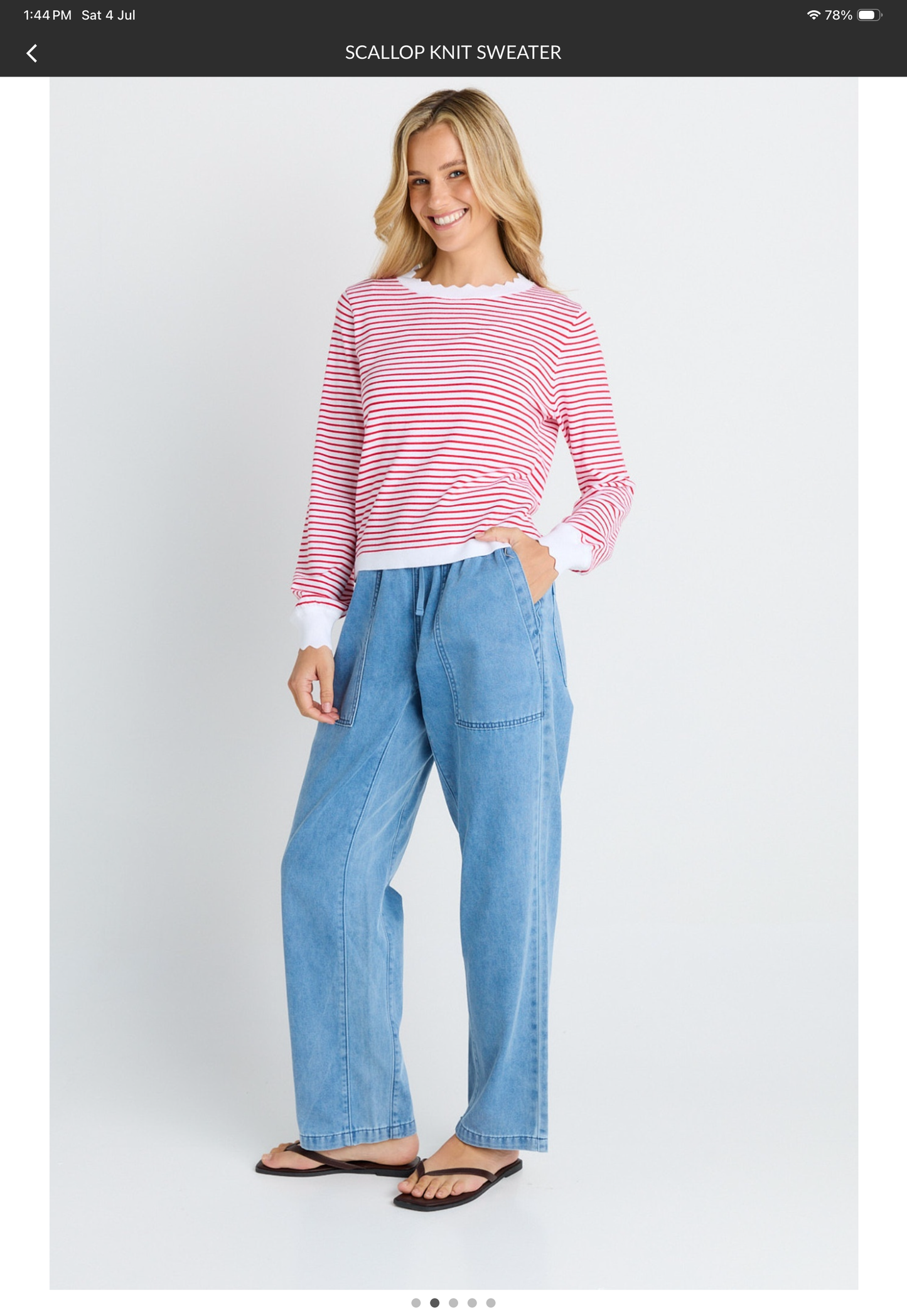 BettyBasics Scallopknit sweater