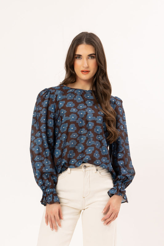 Seeking Lola Harper top Periwinkle