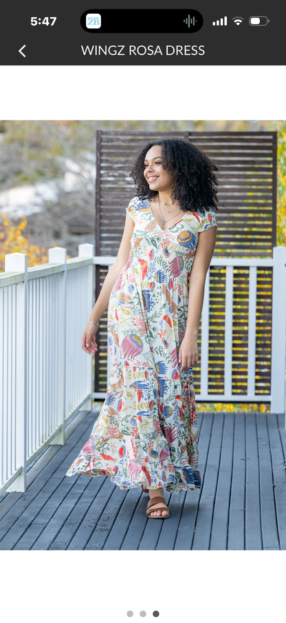 Wings Rosa dress