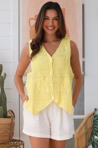 Bright yellow vest one size