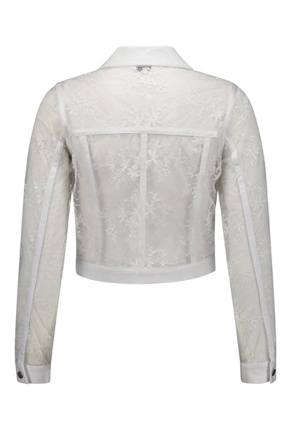 Lemon Tree Sally Ann Lace Jacket white