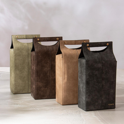 Ladelle double wine bag chocolate