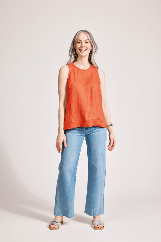 Eb &Ive Miramar tank top Coral