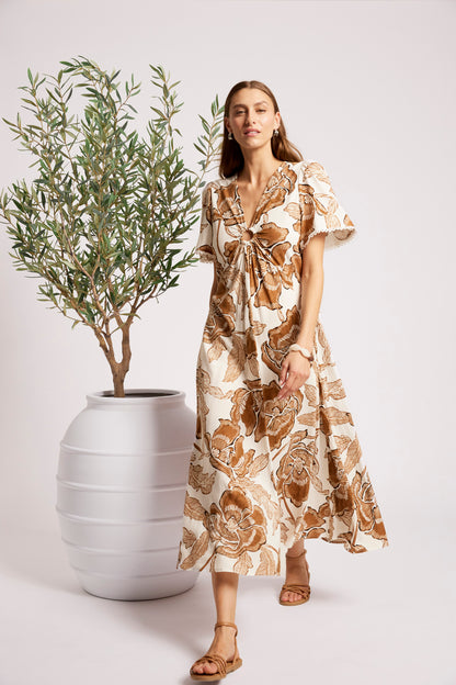 Eb+Ive Gala maxi dress Dune