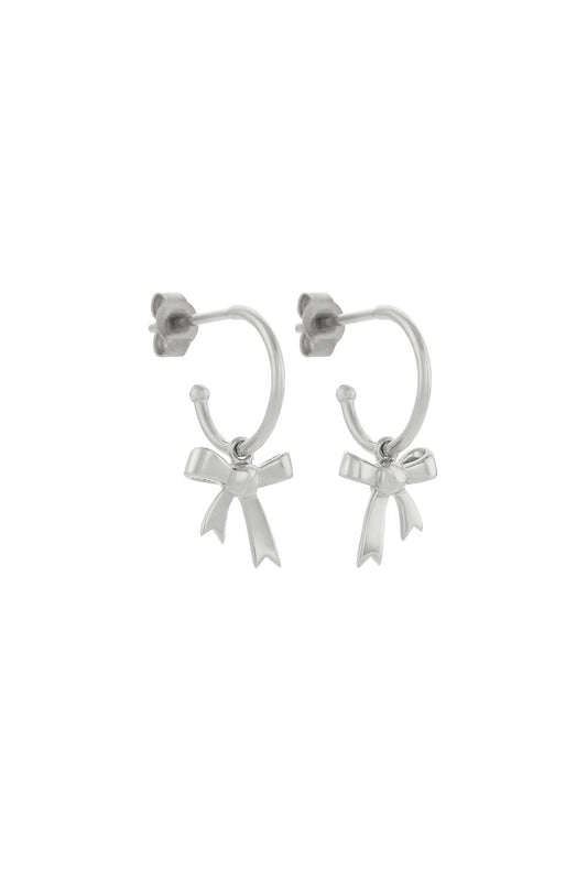 Karen Walker bow hoop earrings s/s