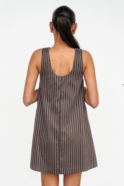 Sass Nola stripe mini dress