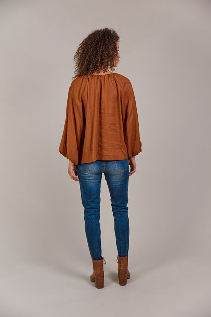 E&Ive Laax Button Blouse Hazel