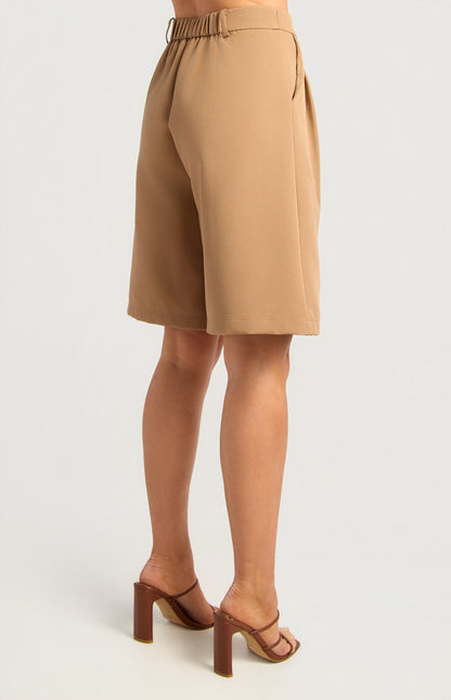 Bermuda long line shorts Biscuit
