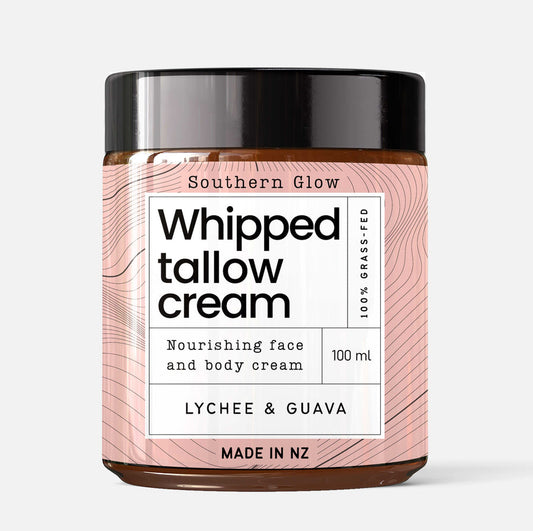 Southern Glow Lychee and Guava tallow cream