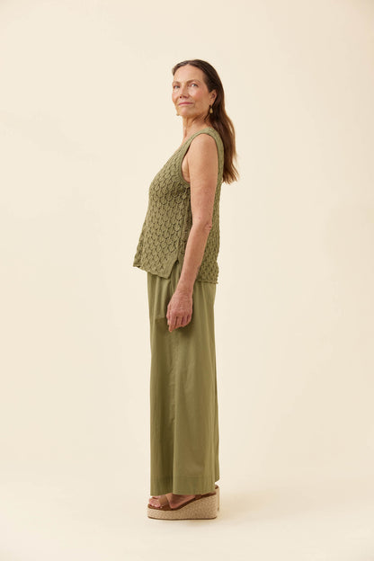 Isle of mine Mia knit top Sage