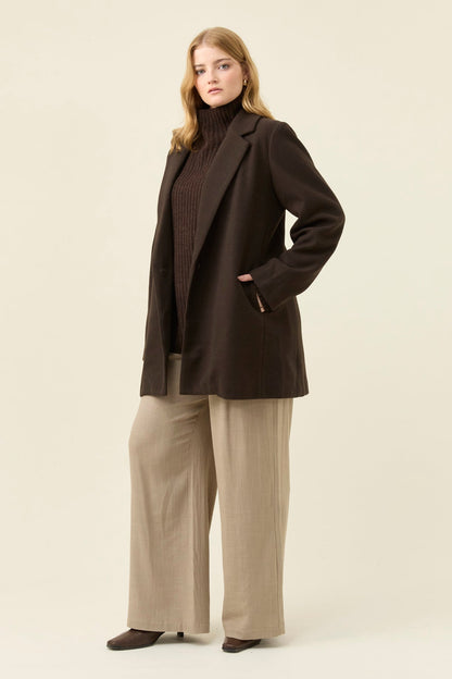 Isle of mine Kali coat chocolate