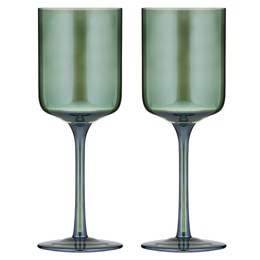 Ladelle Verity Fern2pk Wine Glass