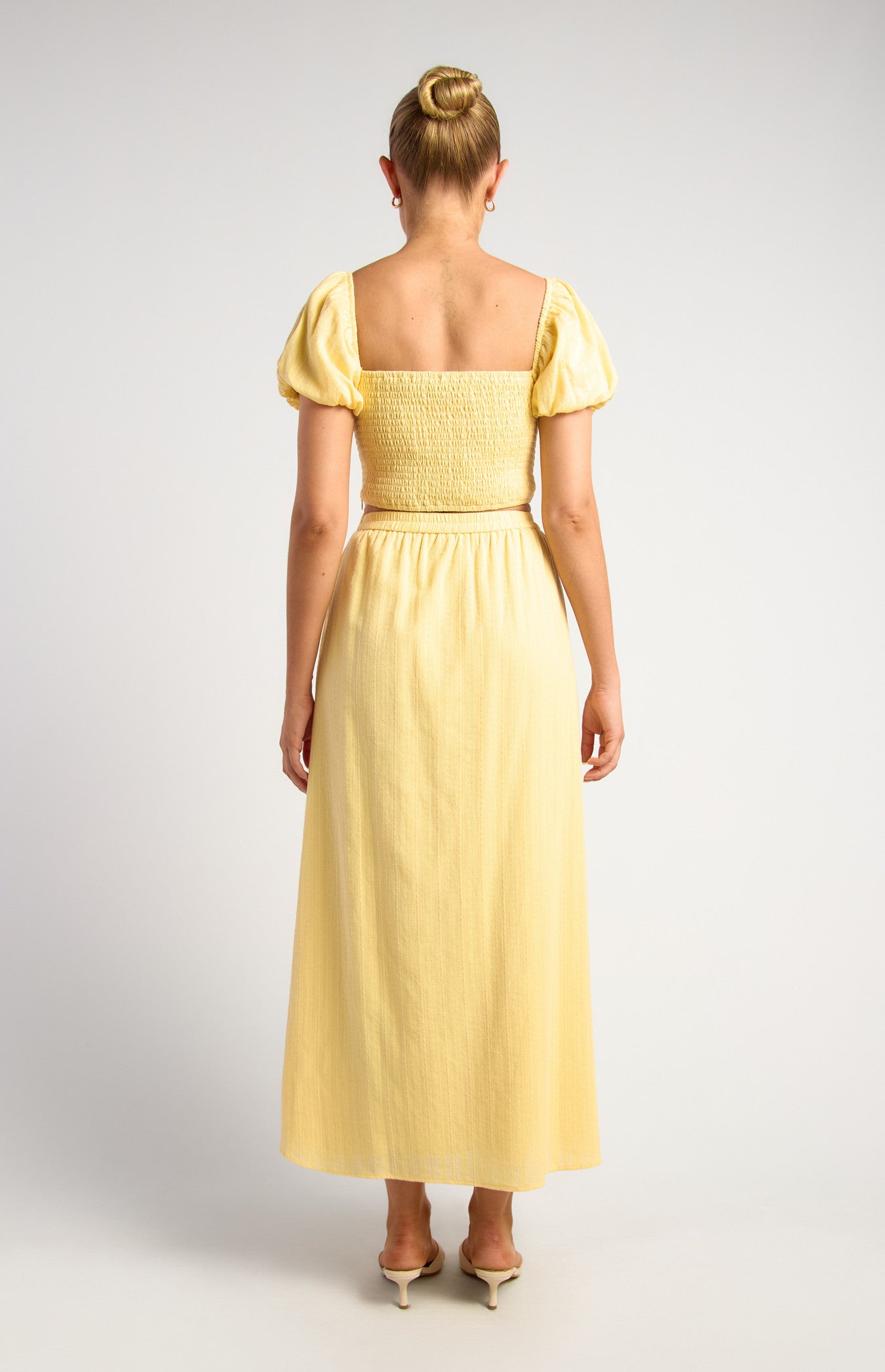 Cotton top and skirt