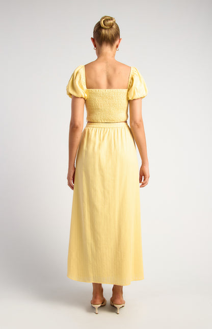 Cotton top and skirt