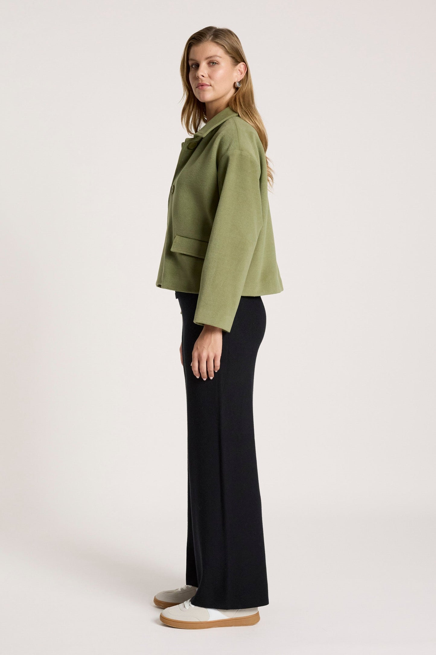 Eb +Ive Wanderer crop jacket Pampas