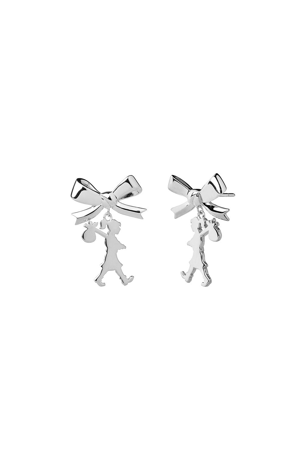 Karen Walker Girl with a bow earrings S/S