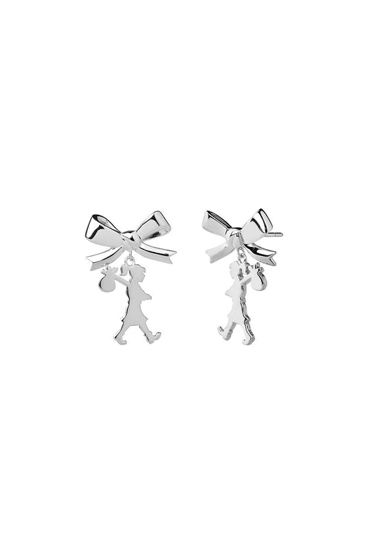 Karen Walker Girl with a bow earrings S/S