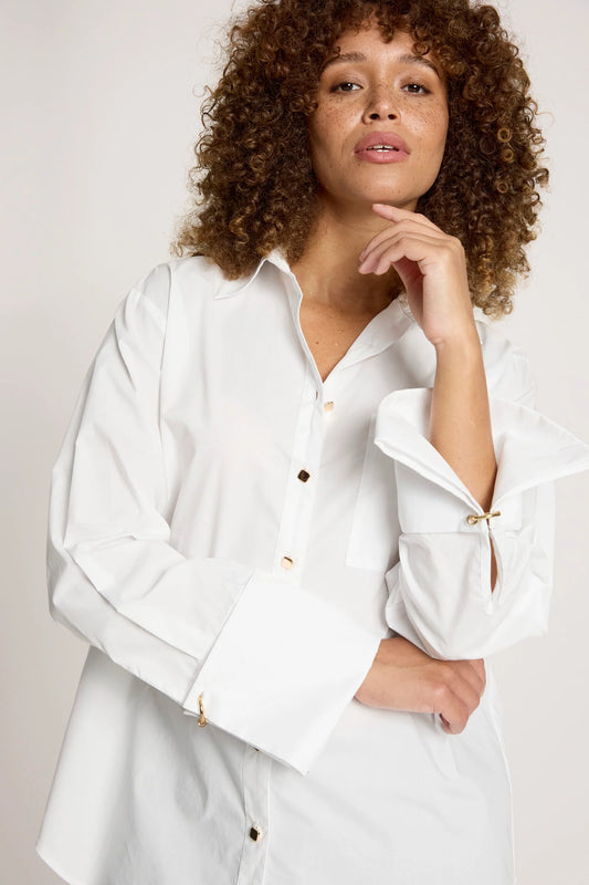 Eb &Ive Lozen Shirt White pre order