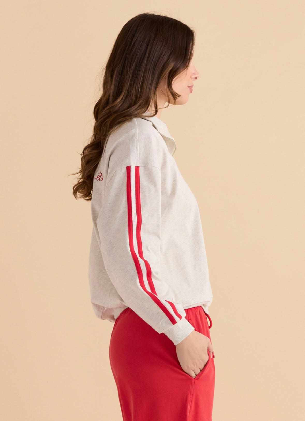 Betty basics Rocco Quarter zip sweatshirt