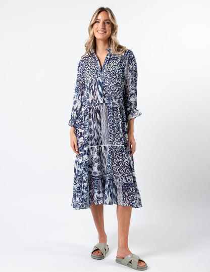 Stella + Gemma BODRUM DRESS - medantia  BLUE  $139.99