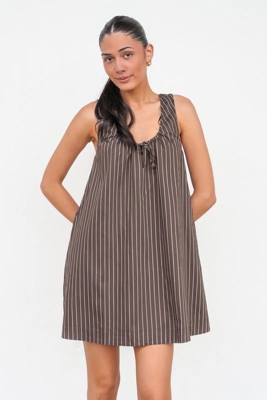 Sass Nola stripe mini dress