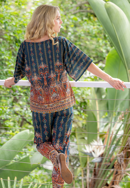 Boho Cotton print top