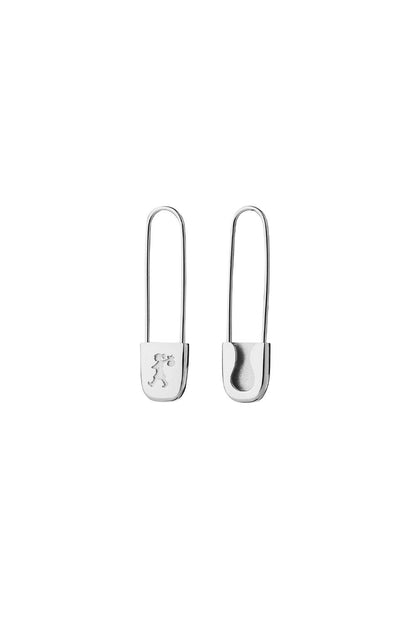 Karen Walker Runaway safety pin earrings s/s