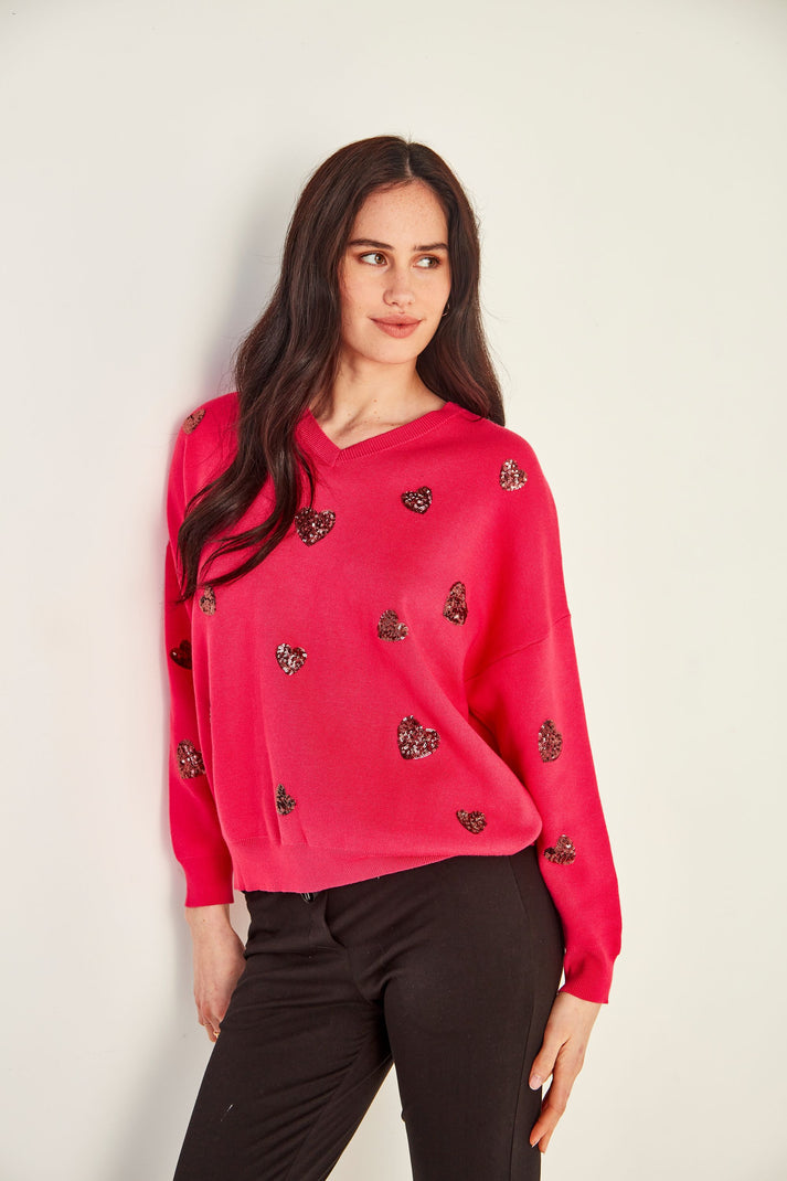 Lemon Tree Felicity Jumper Cerise