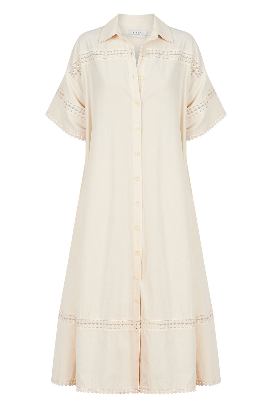 Haven Adelfia shirt Dress  Cannoli