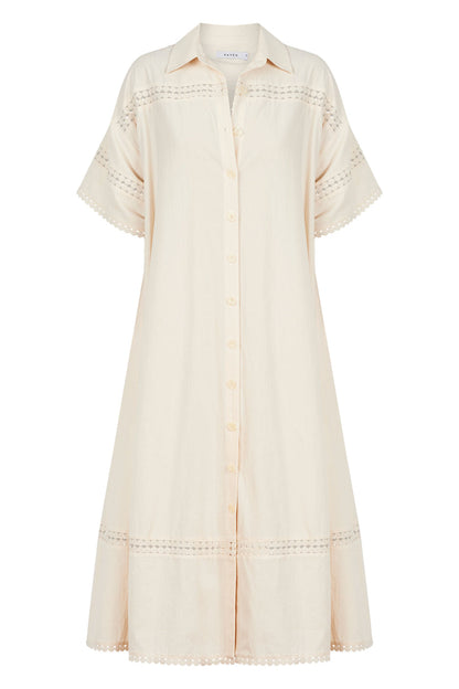 Haven Adelfia shirt Dress  Cannoli