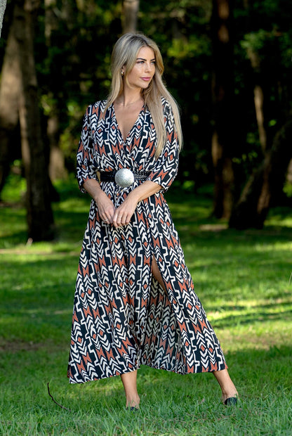 Tribal print dress Myee