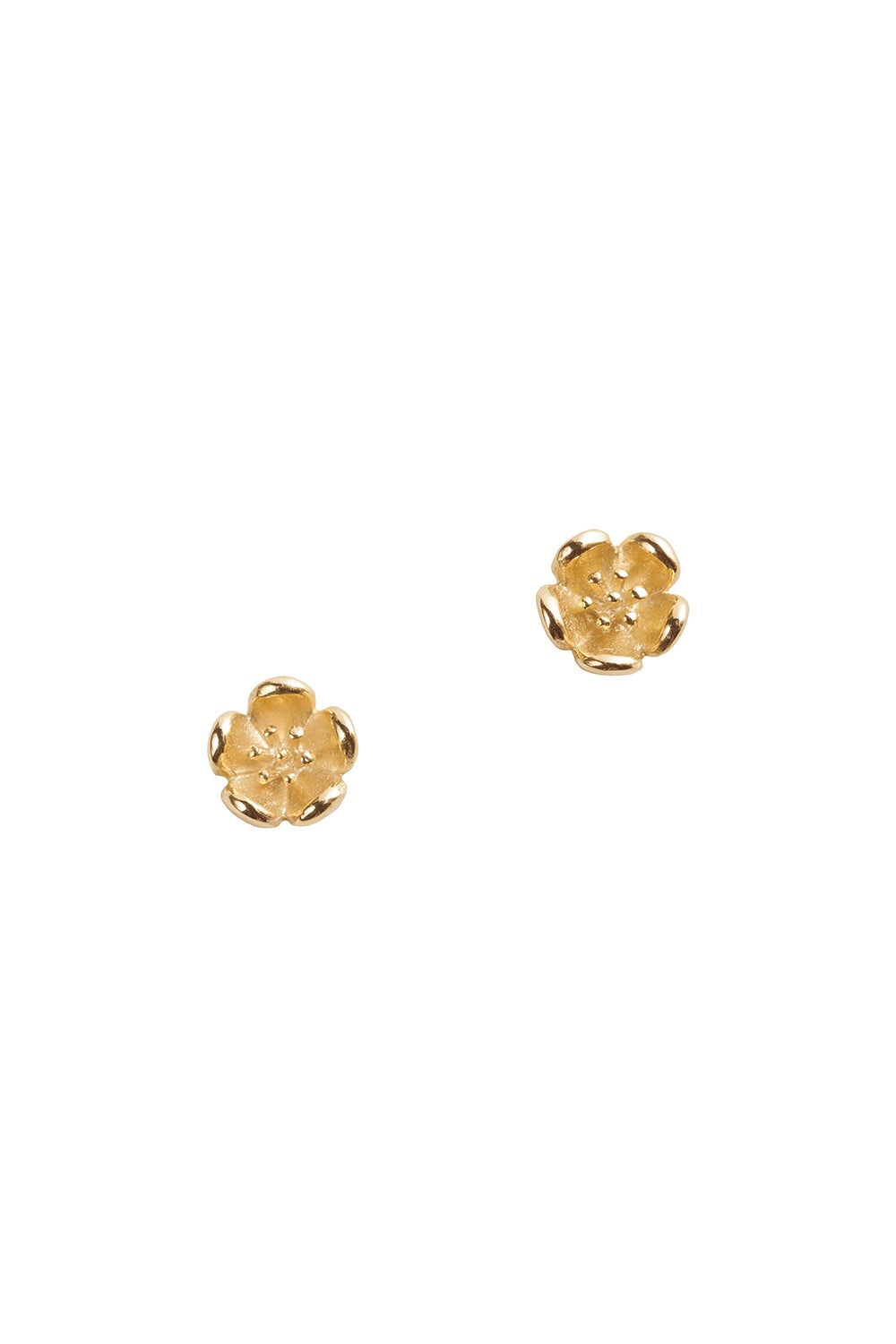 Karen Walker Botanical plain studs Gol