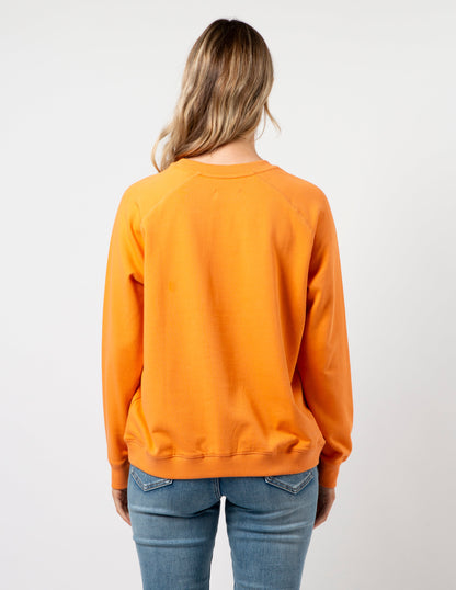 CLASSIC SWEATER - MANDARIN WITH CANDY CROSS  $99.95