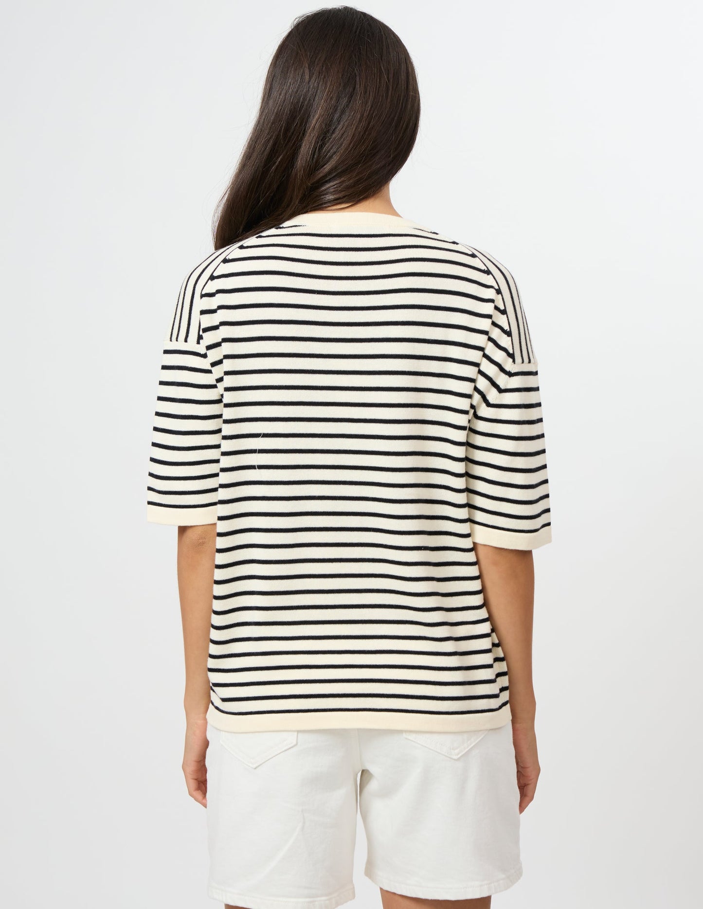 Stella +Gemma celinie knit ivory and black