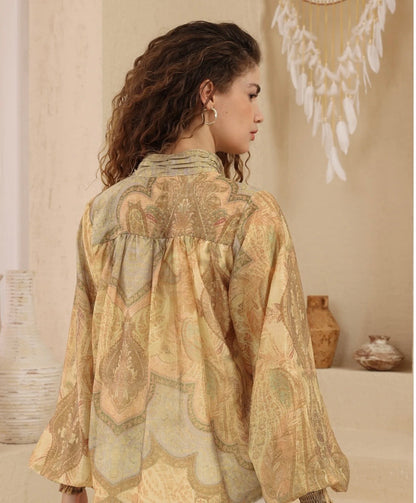 Paisley  luxe blouse