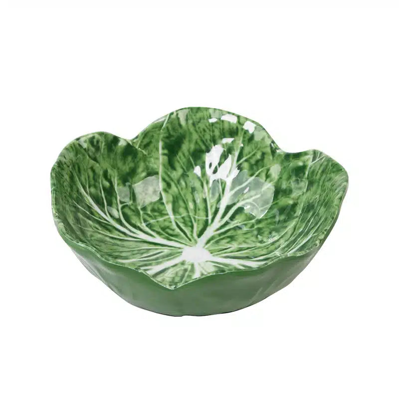 Melamine cabbage leaf small dish 13 cm