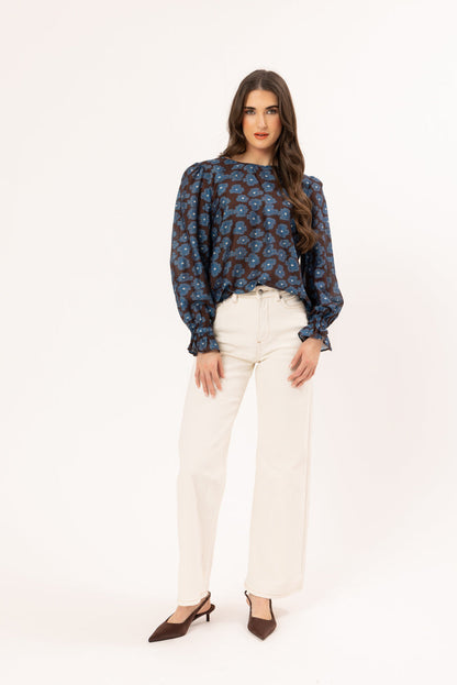 Seeking Lola Harper top Periwinkle