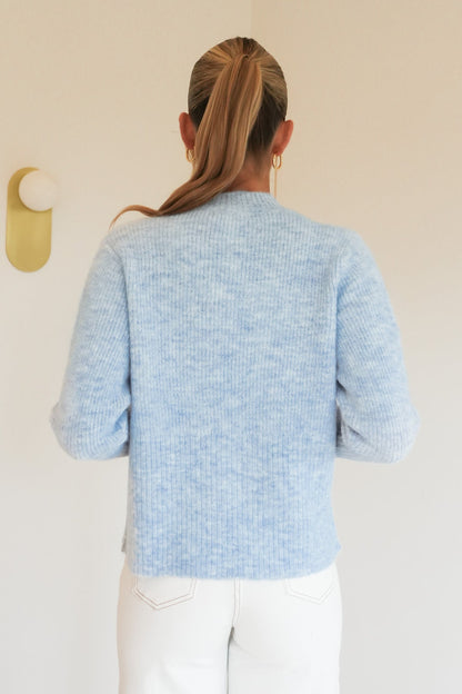 Sass Marlo boxy rib knit