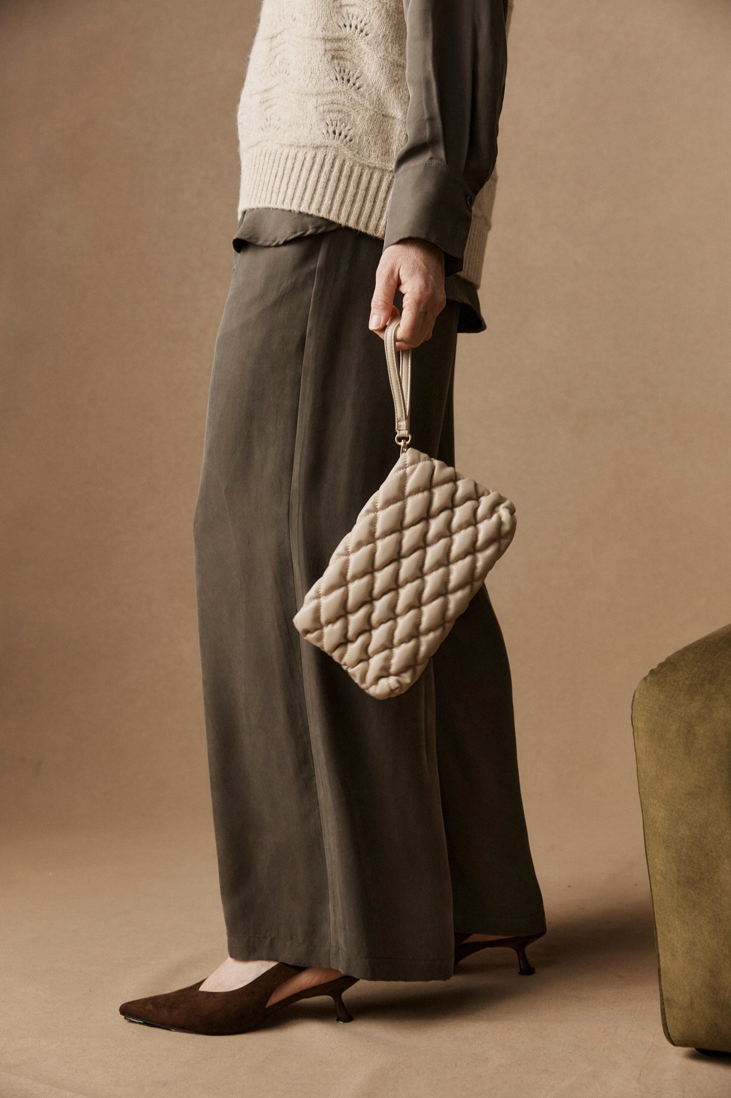 Eb + Ive Zala pouch bisque…only a few left