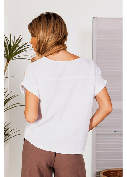 Elea top white